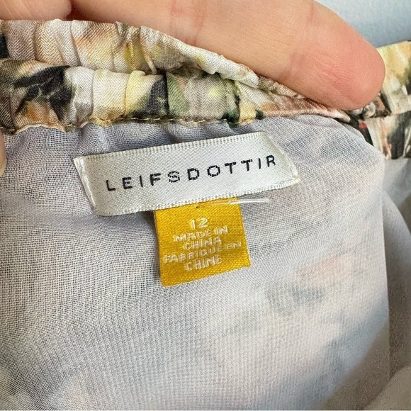 Anthropologie Leifsdottir Amazon Meadow Silk Dress 12 - Picture 12 of 14